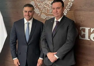 Harfuch se reúne con Juan José Sierra de la Coparmex