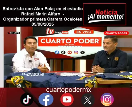 Entrevista con Alan Pola; en el estudio Rafael Marín Alfaro  - Organizador primera Carrera Ocelotes