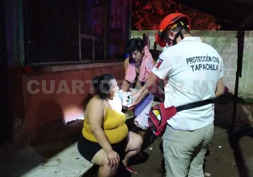 Riña deja a un golpeado y a mujer herida