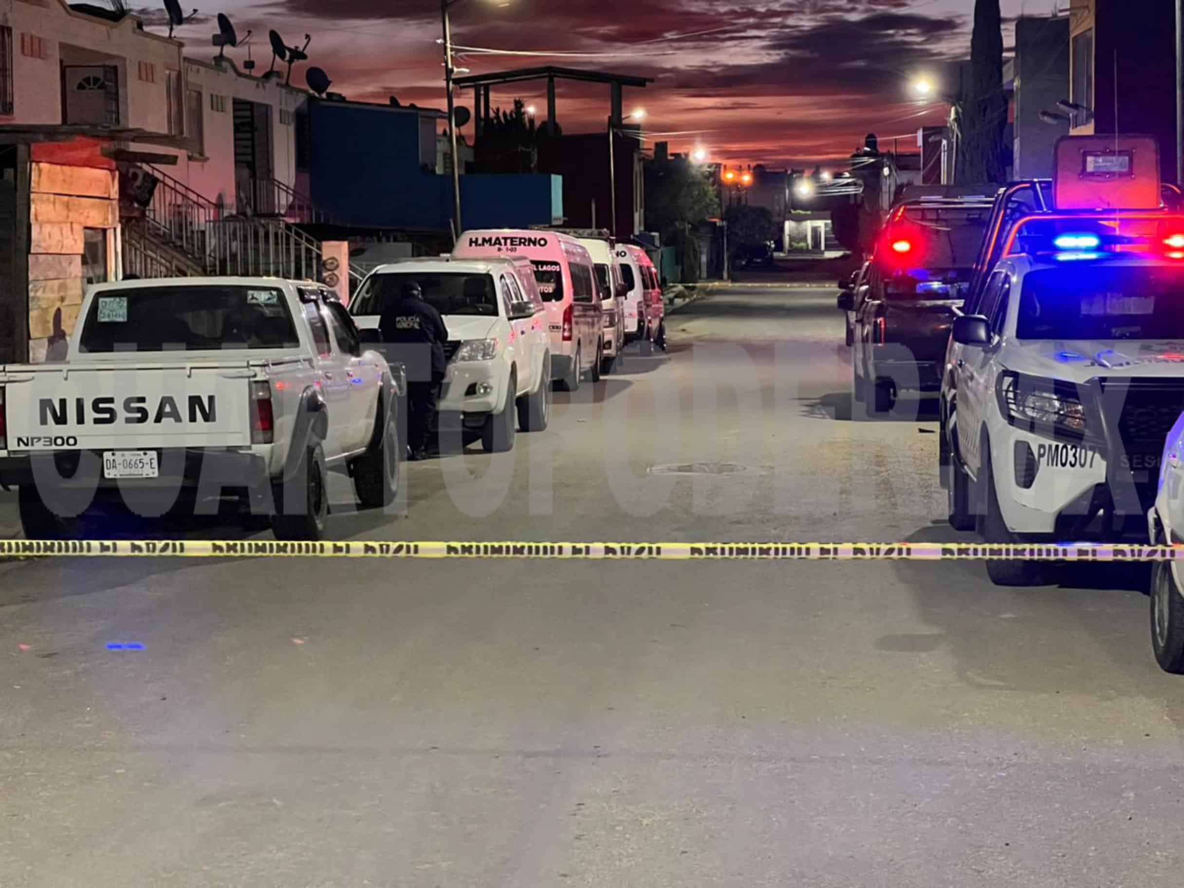 Balean colectivo durante la madrugada del lunes