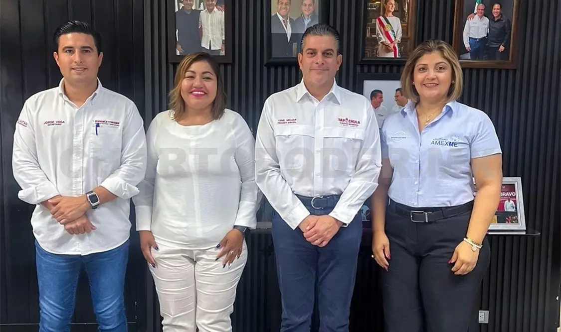 El alcalde sostuvo reunión con delegada de la Anierm y presidenta de la Amexme. Cortesía