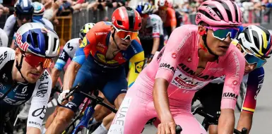 Isaac sufre caída cerca de la meta en Vuelta a Burgos