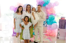 Yazmín recibió el bautismo