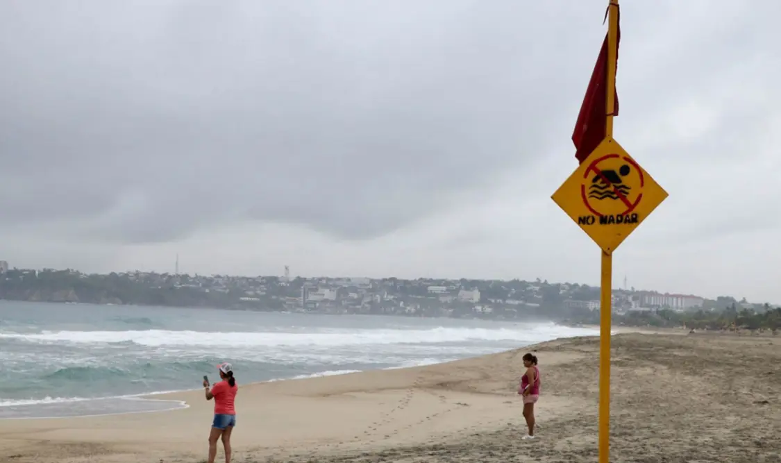 El meteoro, mencionaron, registra vientos máximos sostenidos de 65 kilómetros por hora (km/h). Cortesía