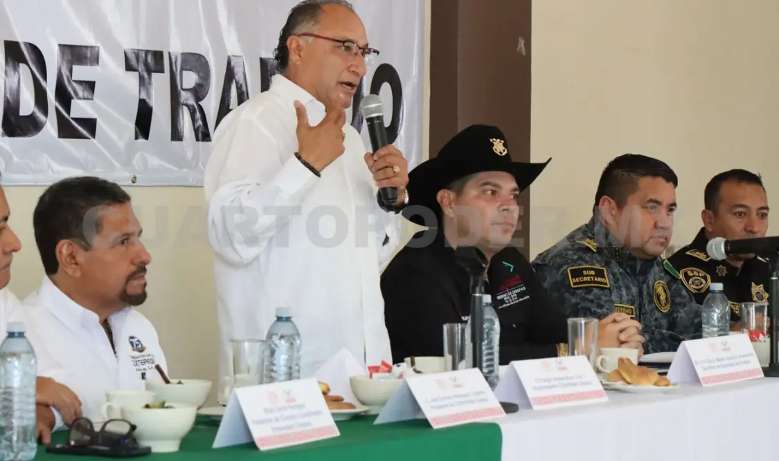 Rayo Cruz destacó el encuentro que tuvo con altos mandos en materia de Seguridad. Diego Pérez / CP