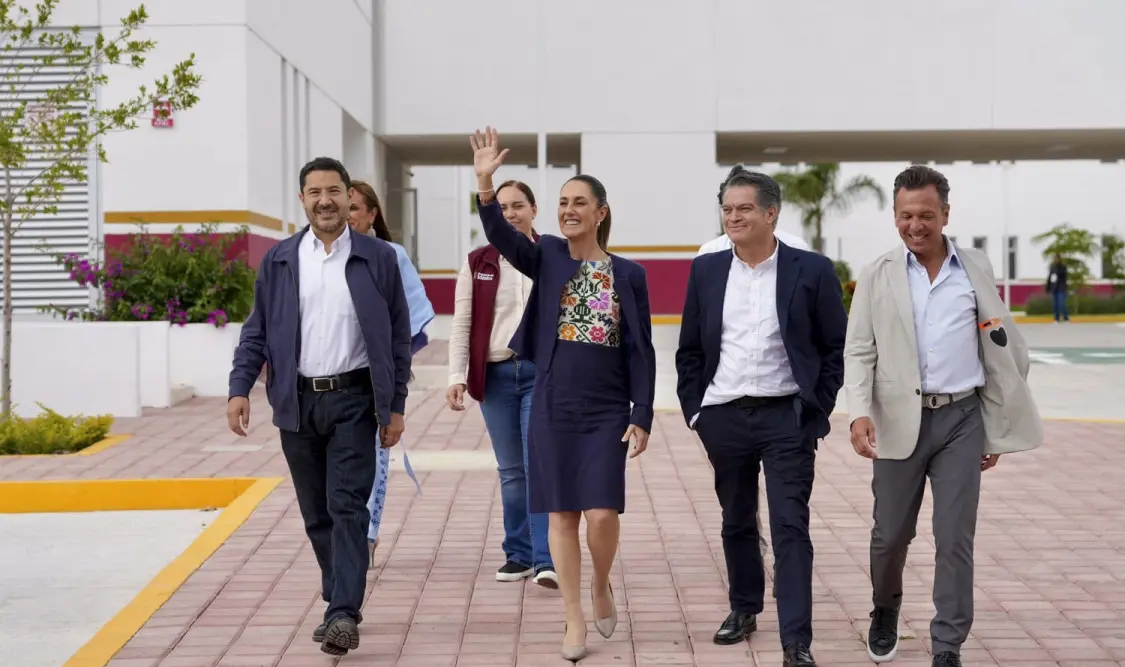La jefa del Ejecutivo federal encabezó la inauguración del Hospital Regional de Alta Especialidad de Tlajomulco, Jalisco. Cortesía