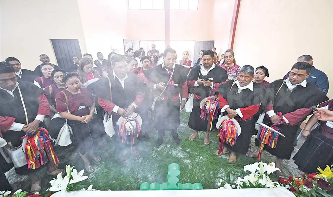 Desde Larráinzar refrendó su respeto y voluntad para seguir construyendo la paz en Chiapas. Cortesía