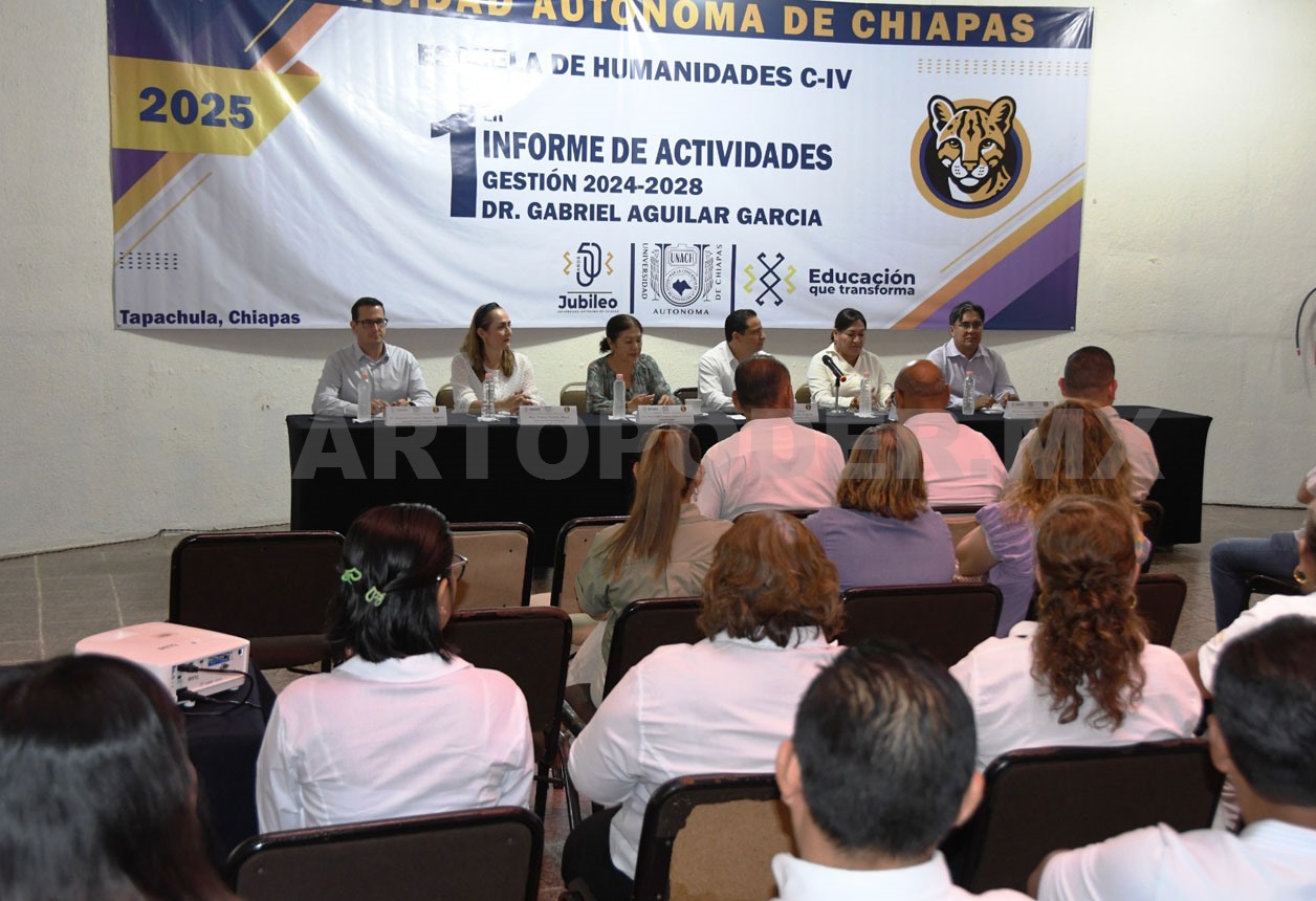 Rinden informe de las actividades del campus IV