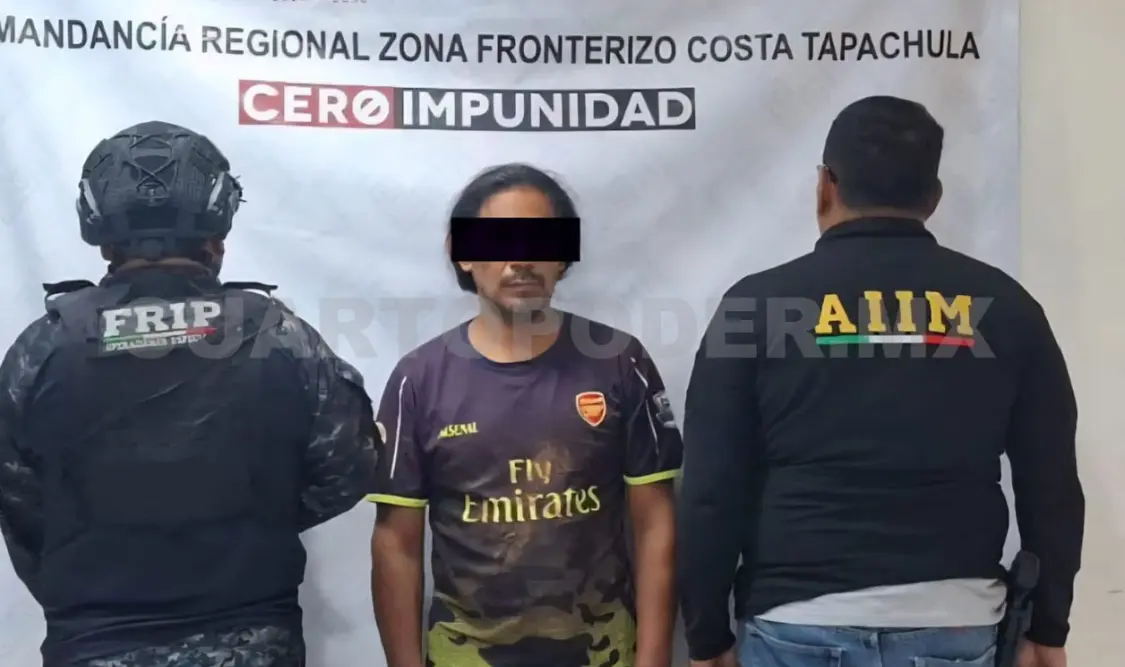 En un operativo interinstitucional detuvieron a José “N” en posesión de narcóticos. CP