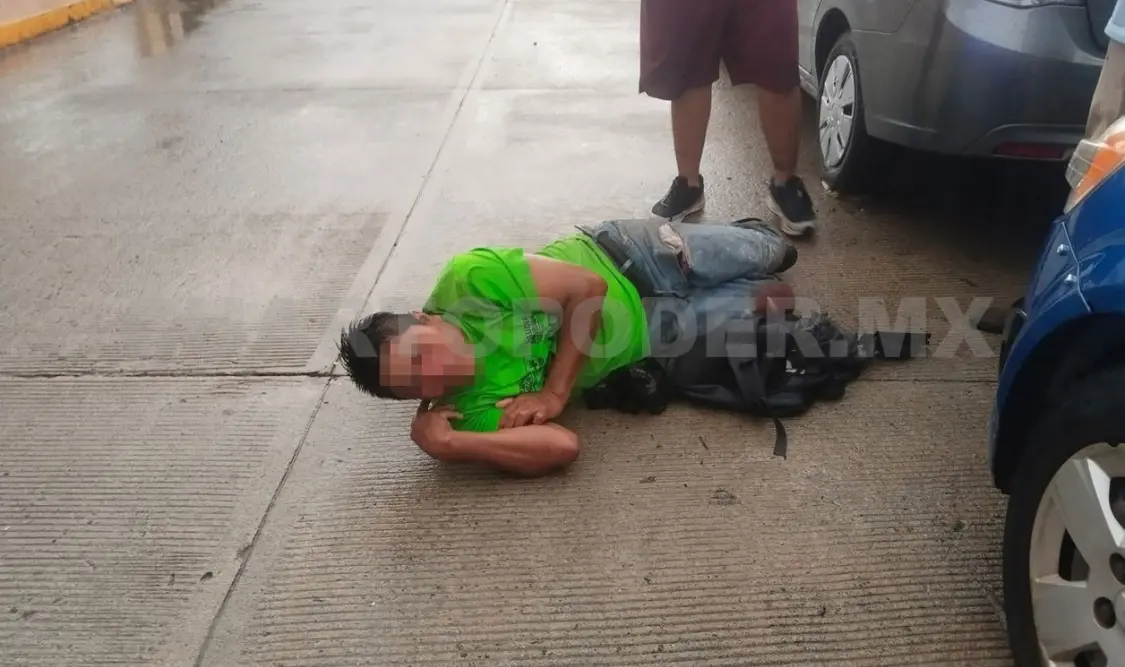 El responsable del violento incidente fue detenido y puesto a disposición de las autoridades competentes. Víctor Sánchez / CP