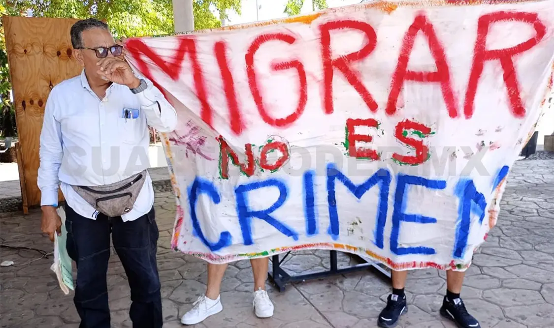 Exigen poner fin a la persecución de quienes defienden los derechos humanos y también de los migrantes. Víctor Sánchez / CP
