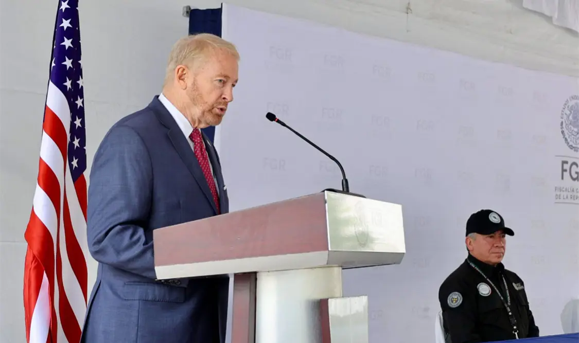 El embajador Ronald Johnson expresó su profundo agradecimiento con la presidenta Sheinbaum y su administración. Cortesía