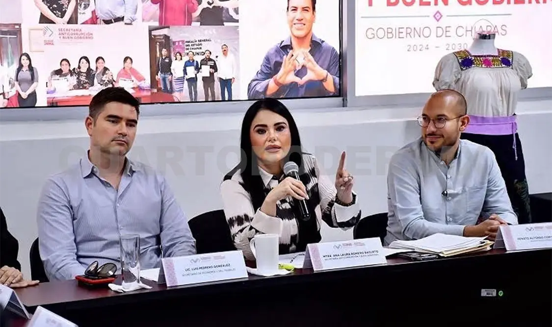 Reunión de trabajo para sentar las bases de creación del distintivo Empresas Pro Integridad. Cortesía