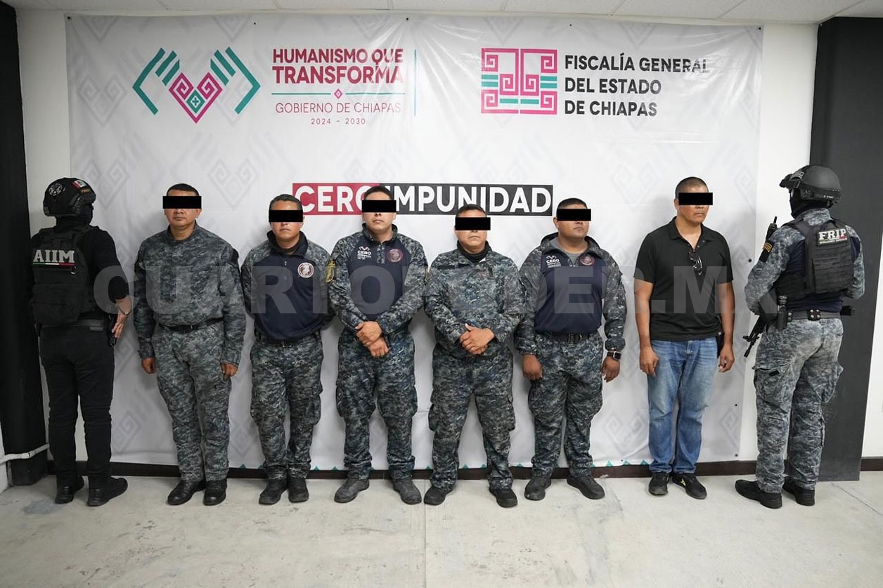 Detienen SSP y FGE a 6 elementos de la FRIP