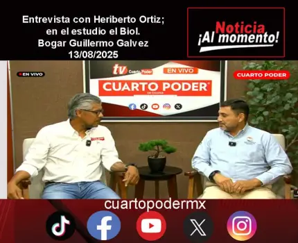 Entrevista con Heriberto Ortiz; en el estudio el Biol. Bogar Guillermo Galvez