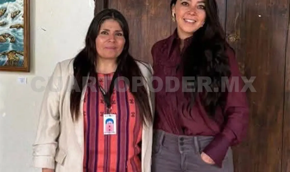 La Fiscalía de Distrito Altos sostuvo una reunión de trabajo con la directora del Centro Cultural del Carmen, Marina Liana Martínez. Manuel Martínez / CP