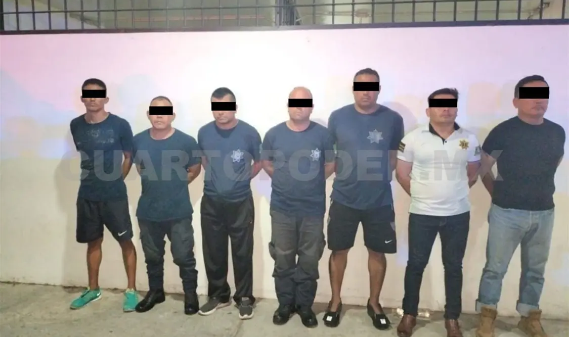 Entre los trasladados se encuentra quien fungía como Director de la Policía Municipal. CP