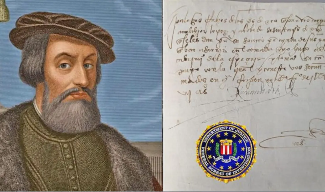 Este evento marca la segunda victoria del FBI en la búsqueda de documentos históricos y su repatriación a sus dueños. Cortesía