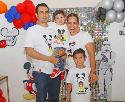 Gabriel y José Oliverio celebraron a lo grande