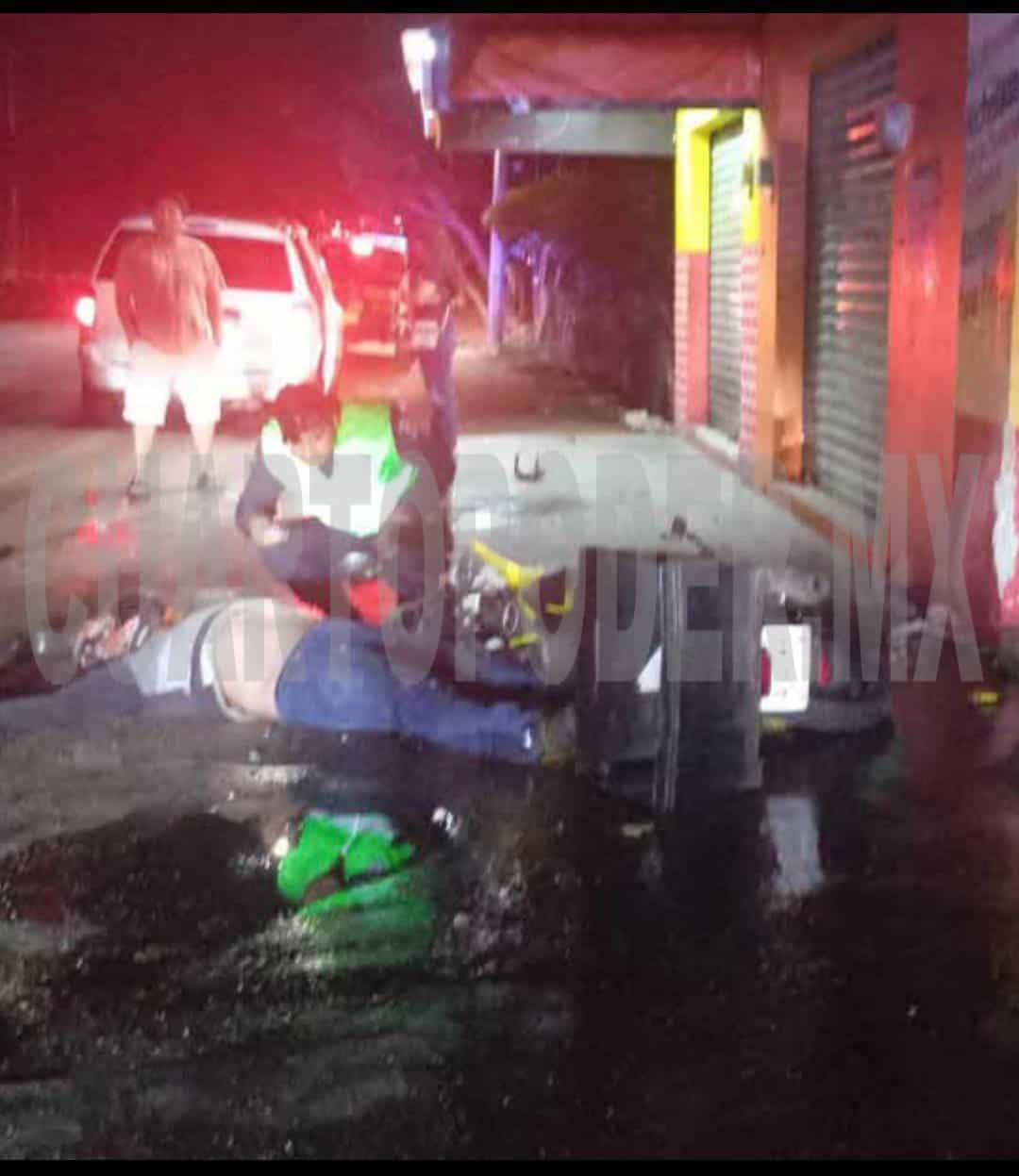 Muere joven motociclista en accidente carretero