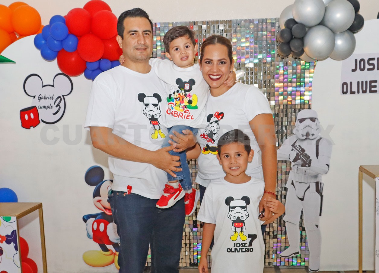 Gabriel y José Oliverio celebraron a lo grande