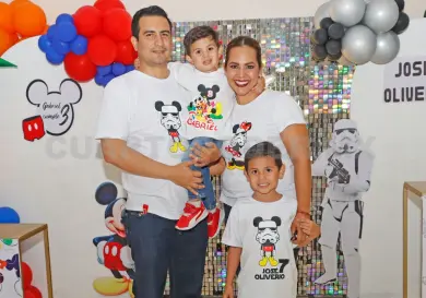 Gabriel y José Oliverio celebraron a lo grande