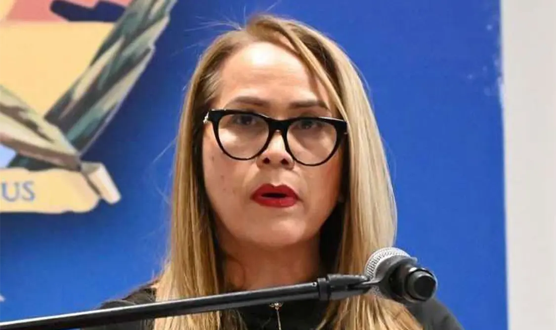 Elizabeth Castillo Cabrera, secretaria de Administración y Finanzas de la institución educativa. Cortesía