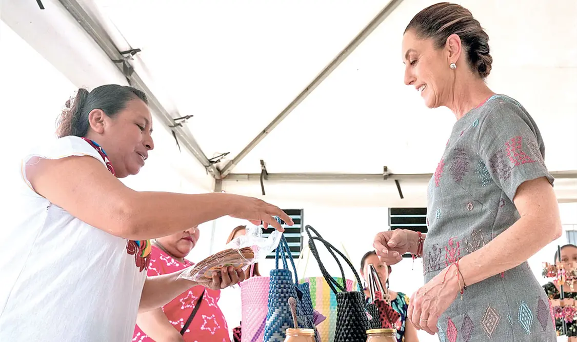 Sheinbaum busca acompañar y empoderar a mujeres en situación de vulnerabilidad. Cortesía