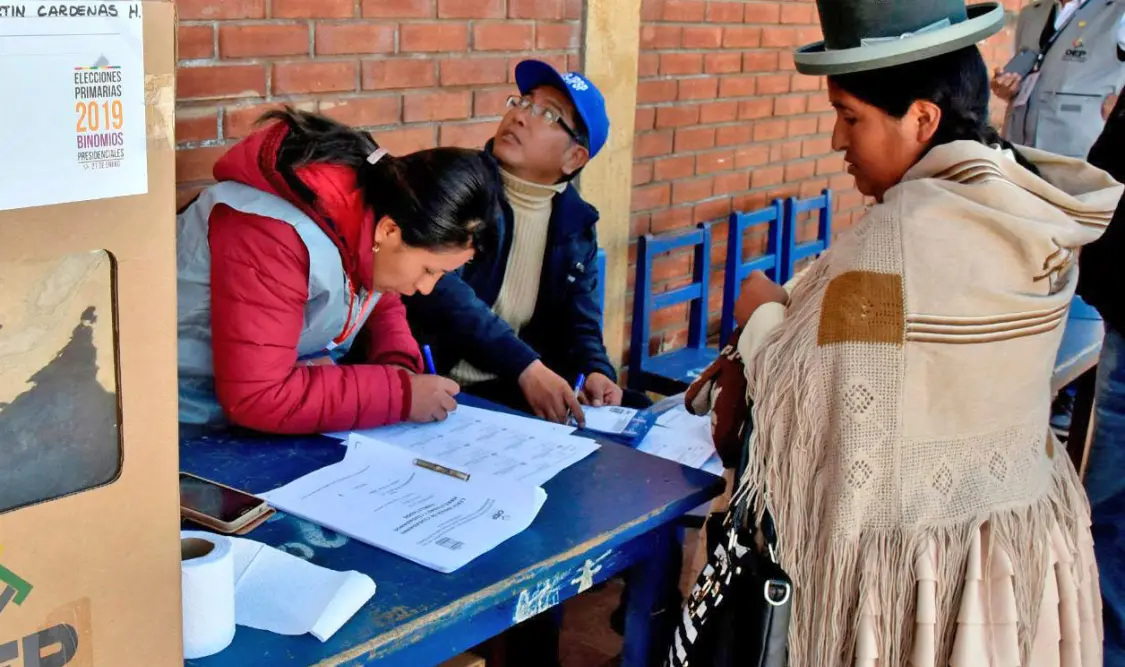 OEA rechaza “cualquier acción” para “entorpecer” las elecciones en Bolivia. Cortesía