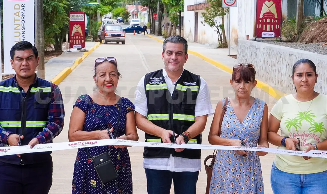 El alcalde resaltó que la moderna vialidad es el resultado de un trabajo planificado que busca mejorar la conectividad. CP