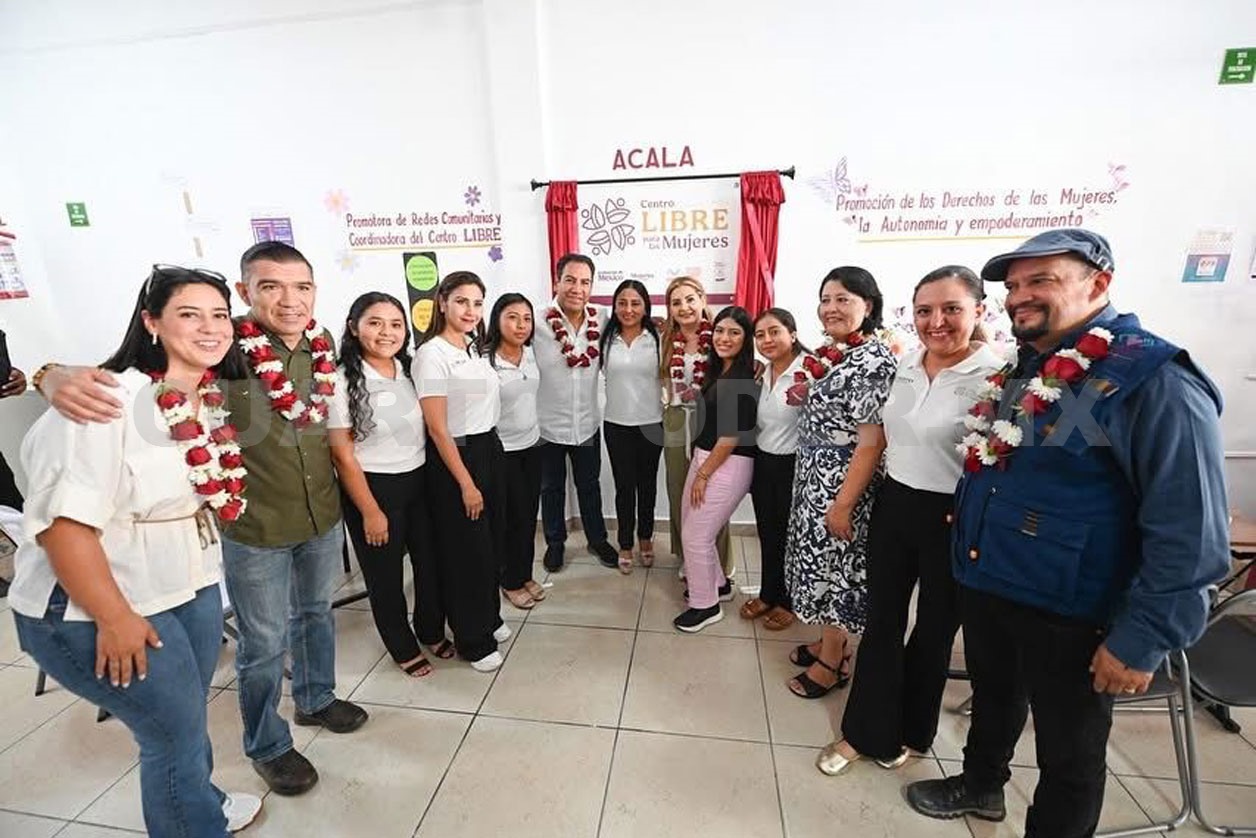 Eduardo Ramírez inaugura Centro Libre en Acala