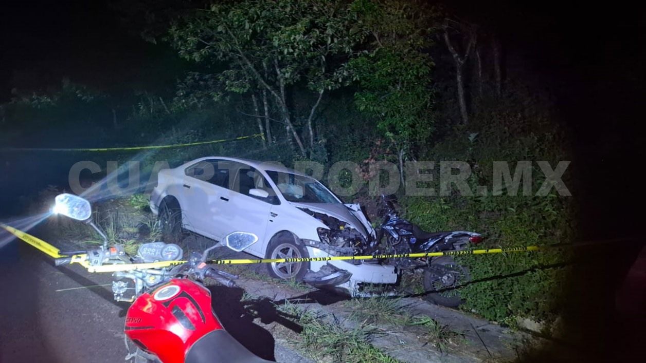 Arrollan y matan a motociclista en vía a Altamirano