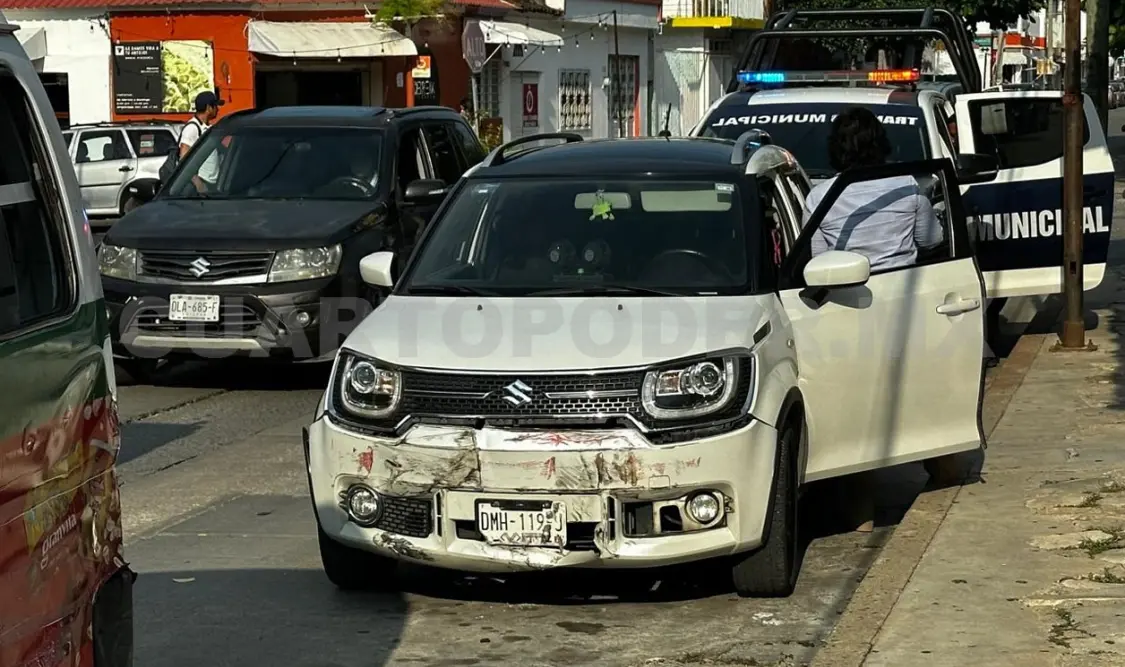 El accidente sucedió alrededor de las 14:25 horas del lunes. Ulises Villalobos / CP