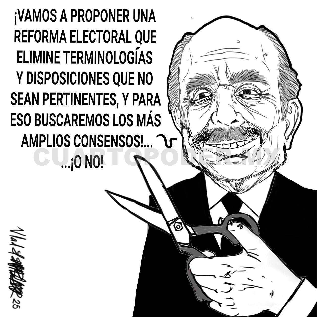 Por reforma electoral sin principialismo