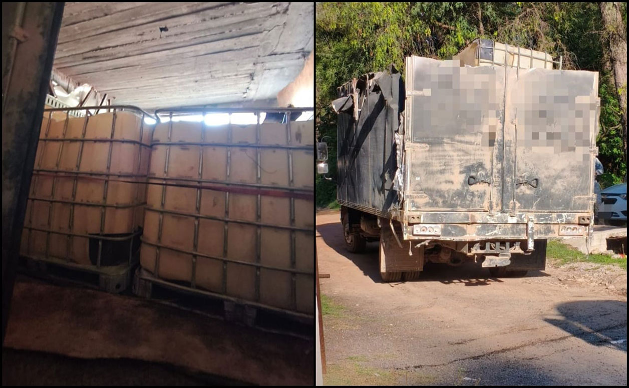Decomisan hidrocarburo y camionetas en Tula
