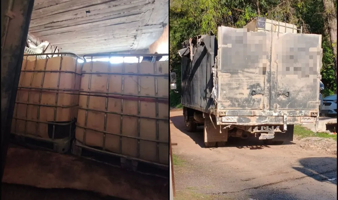 Decomisan hidrocarburo y camionetas en Tula