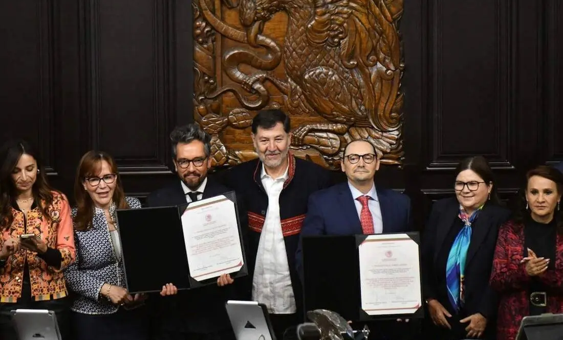 La Comisión de Asuntos Políticos e Internacionales aprobó con 12 votos a favor la designación de Genaro Lozano. Cortesía