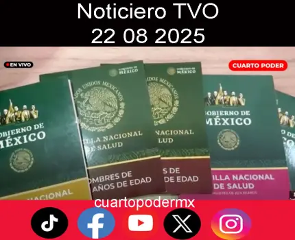 Noticiero TVO 22 08 2025. #TuDiarioVivir con Adolfo Abosaid