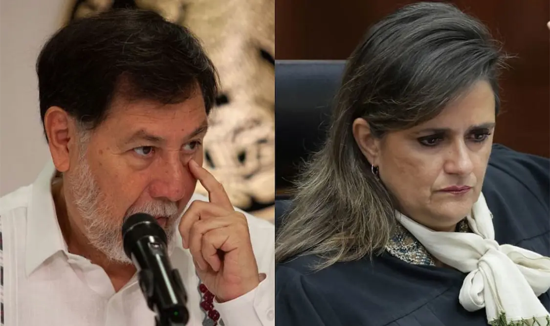 Se lanza Noroña contra ministra Ríos Farjat