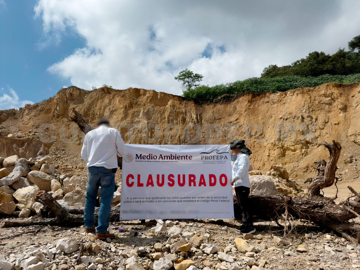 Clausuran predios por daño ambiental