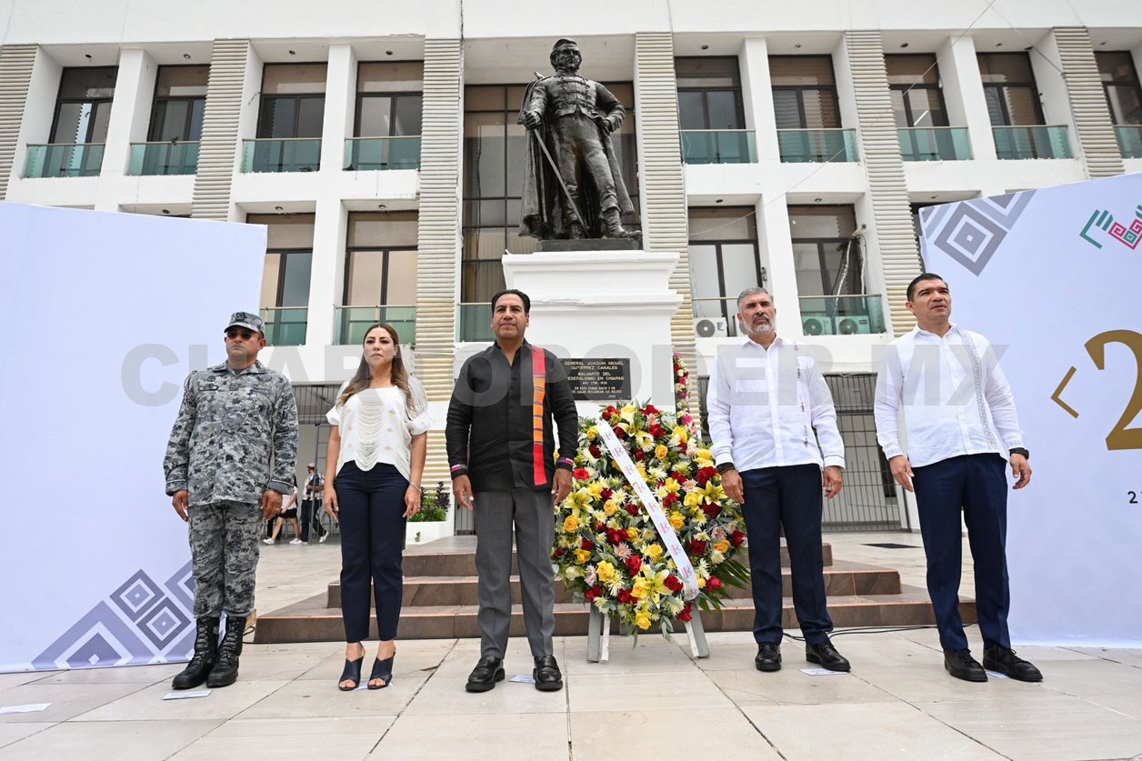 Conmemoran natalicio de Joaquín Miguel Gutiérrez