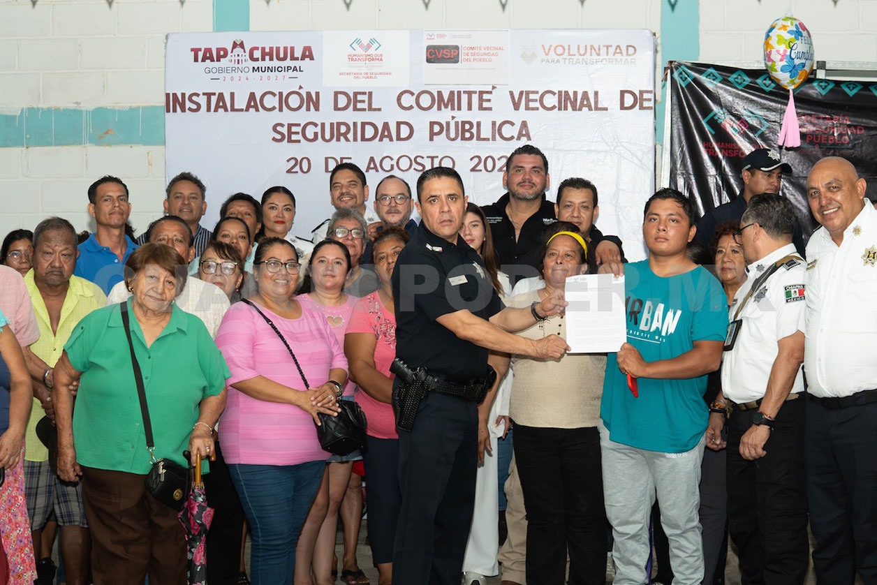 Fortalecen la participación ciudadana en Tapachula