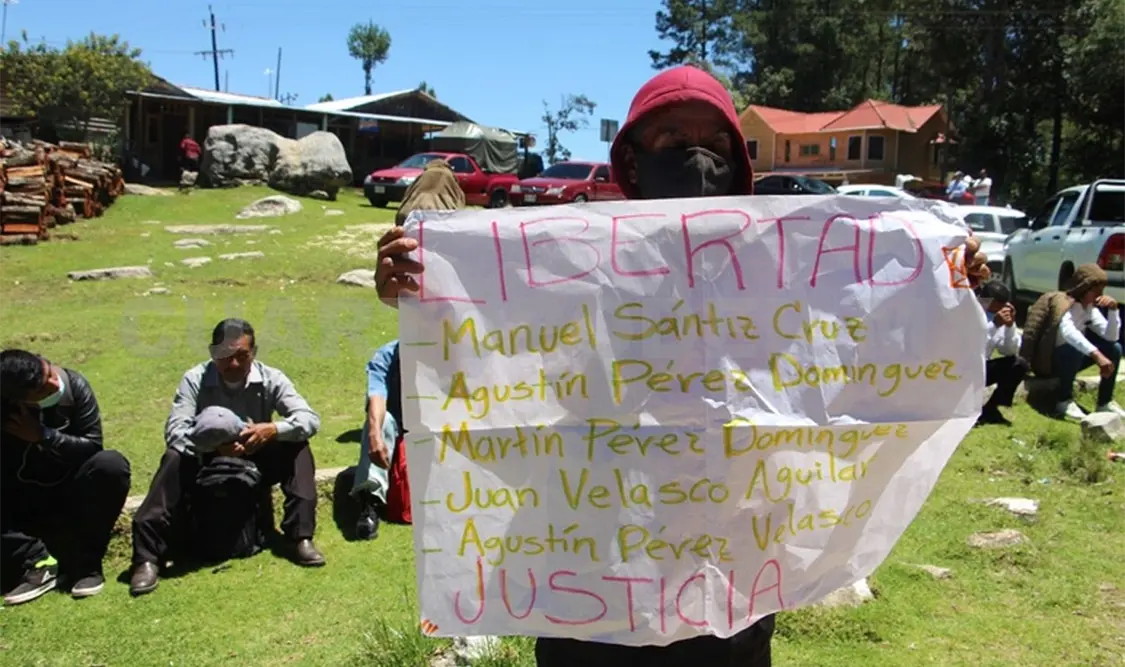 Piden liberación de tseltal Manuel Santiz