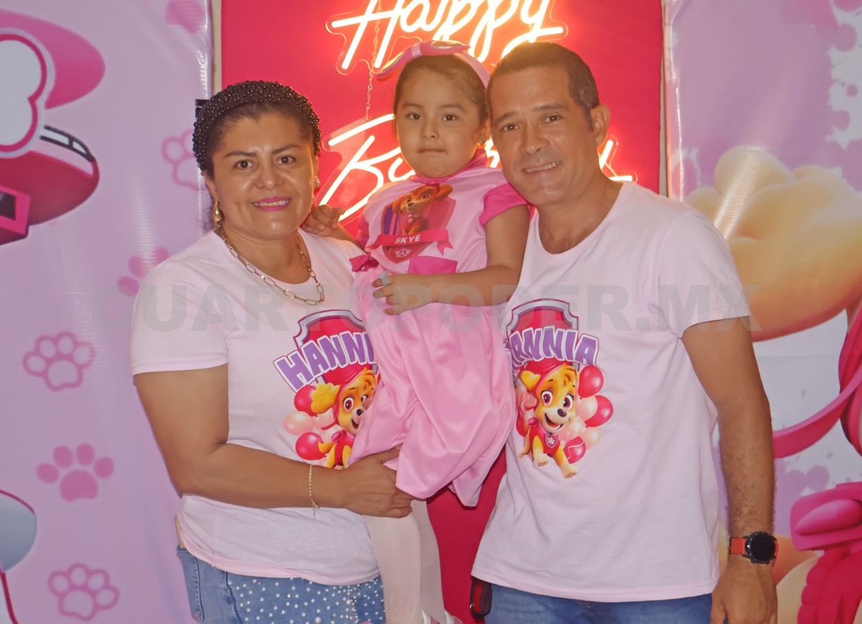Hannia cumplió 4 años