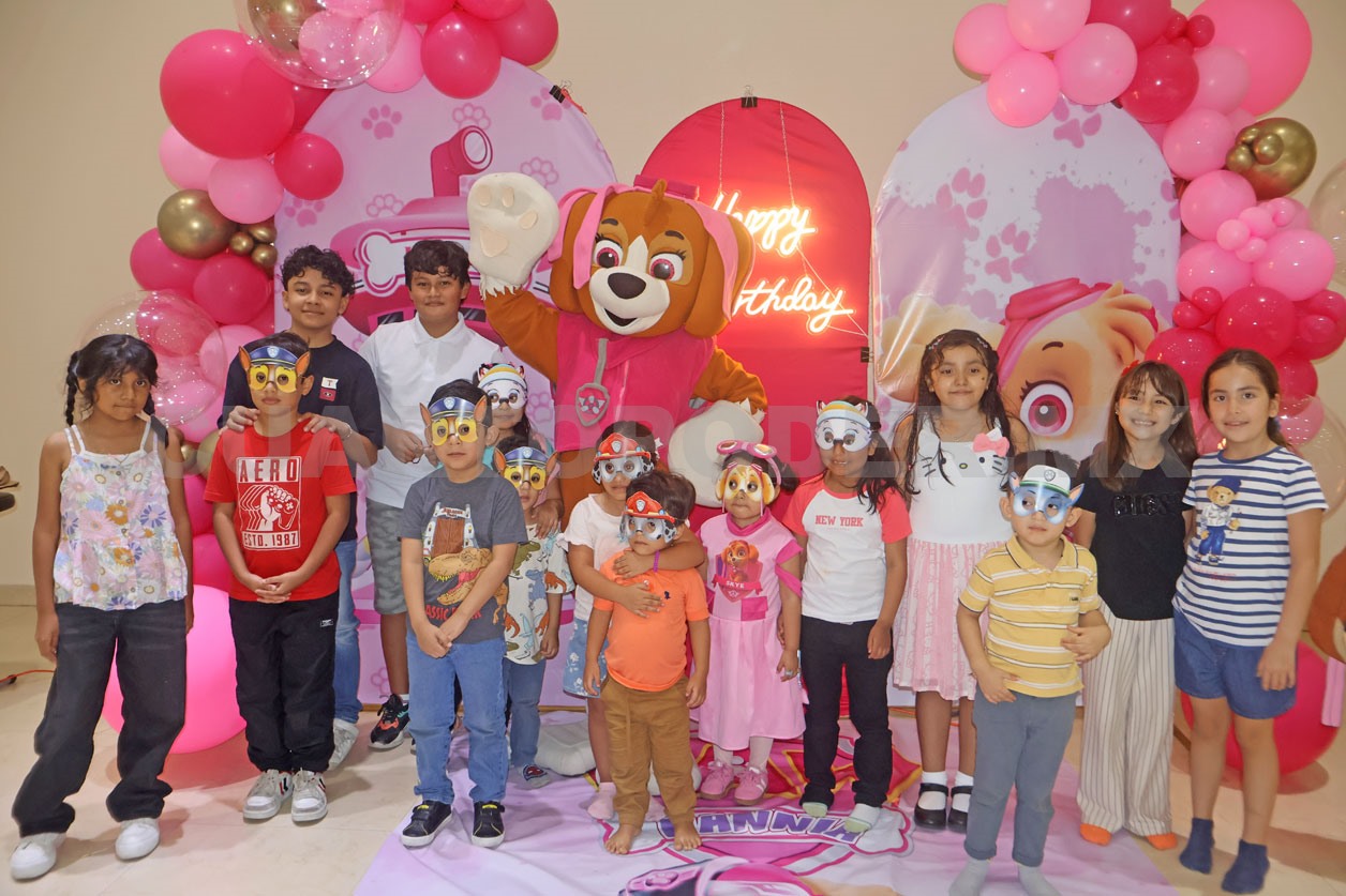 Hannia cumplió 4 años