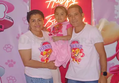 Hannia cumplió 4 años