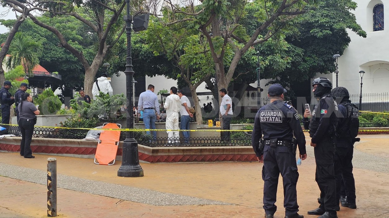 Hallan muerto a indigente en unas jardineras