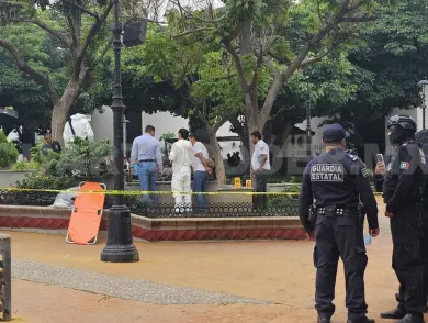 Hallan muerto a indigente en unas jardineras