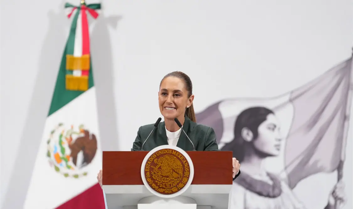 Remesas bajan 5 %; política antiinmigrante, probable causa: Sheinbaum. Cortesía