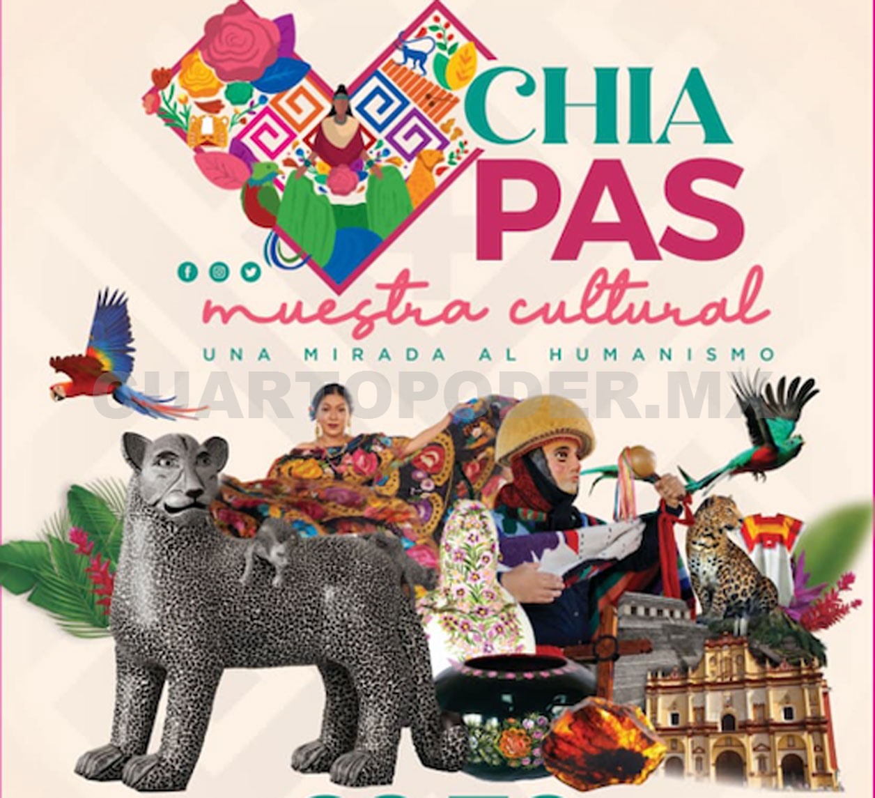 Realizarán muestra cultural de Chiapas en Mérida